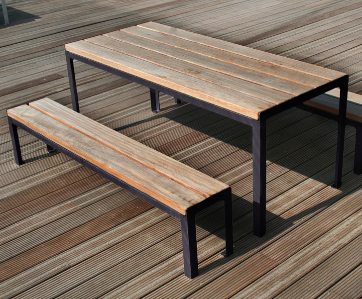 Sheldon Timber Picnic Table SPT318 Langley Design Street Furniture