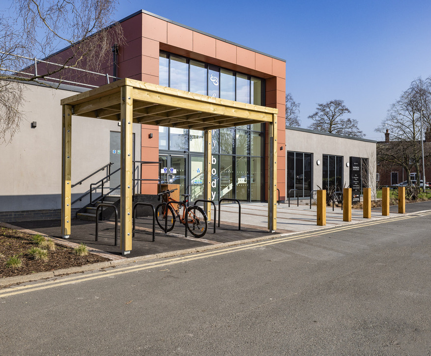 Nantwich Leisure Centre, Cheshire Langley Design Street Furniture