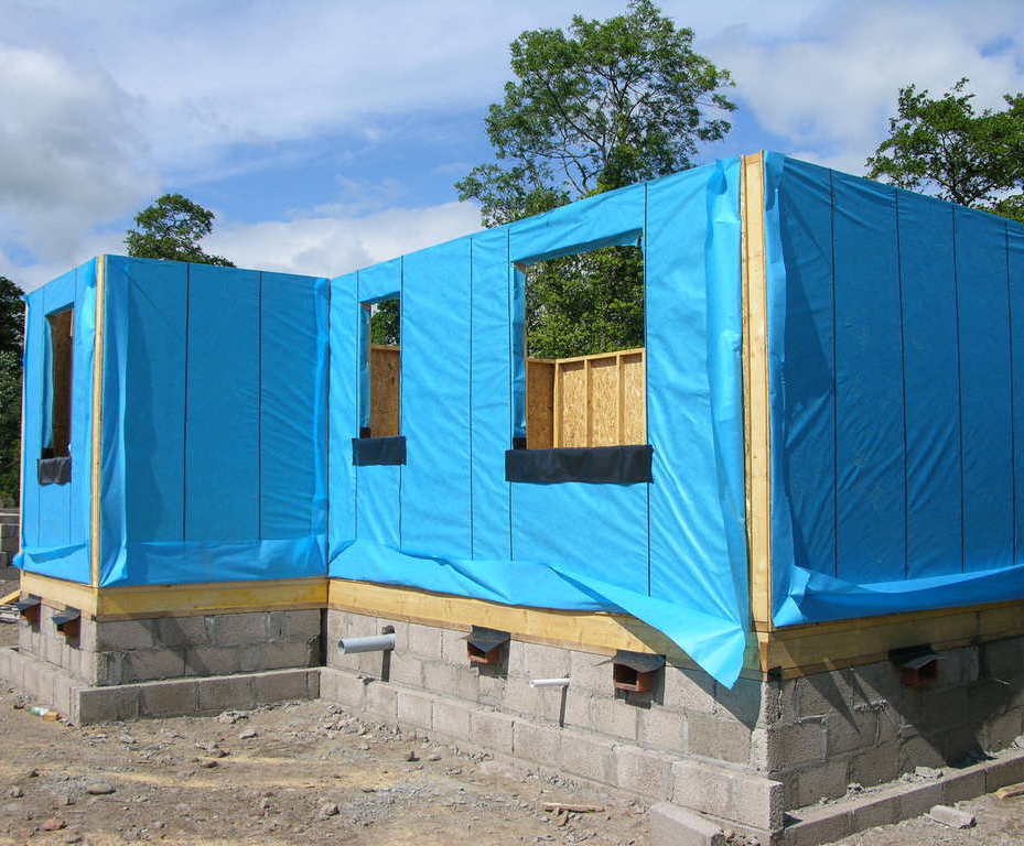 FrameTX® breather membrane for wall construction Don & Low ESI
