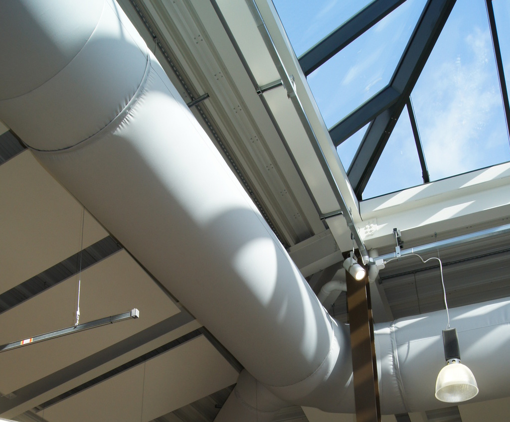Heating fabric duct systems Prihoda UK Ltd ESI Building Services
