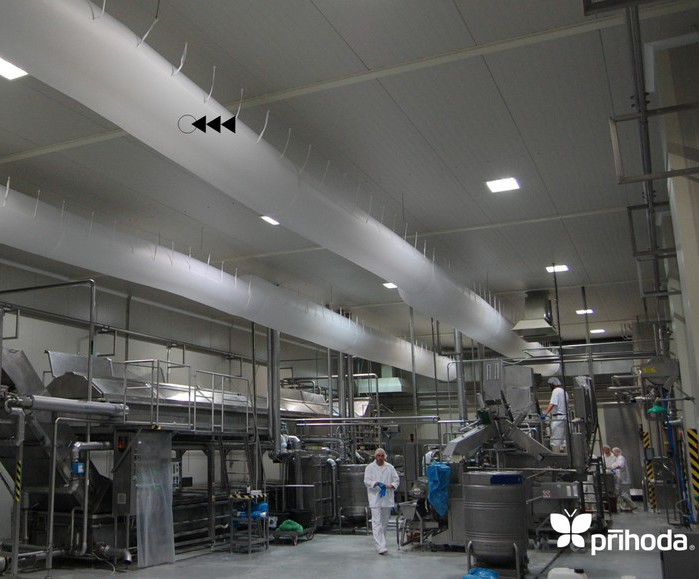 Fabric ducts for the food industry | Prihoda UK Ltd | ESI Building Services