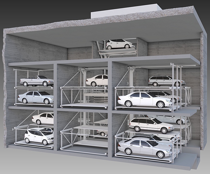 MasterVario R3 fully automatic parking systems | Double Parking Systems |  ESI External Works