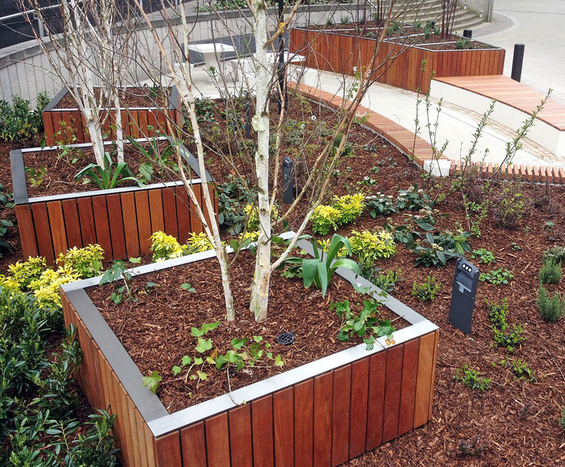 Bespoke street furniture for Colmore Square, Birmingham | Factory