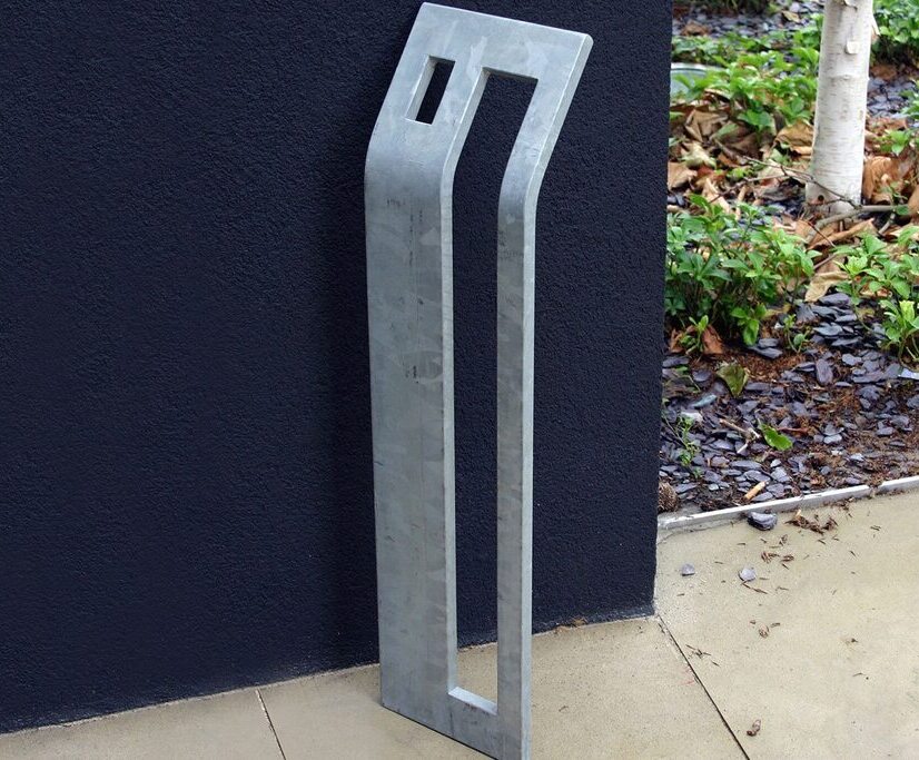 galvanised bike stand