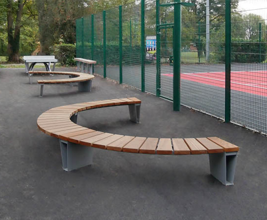 External Seating Improves Local Sports Ground Furnitubes