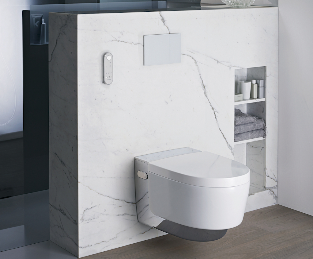 Geberit AquaClean Mera ceramic shower toilet Geberit ESI Interior
