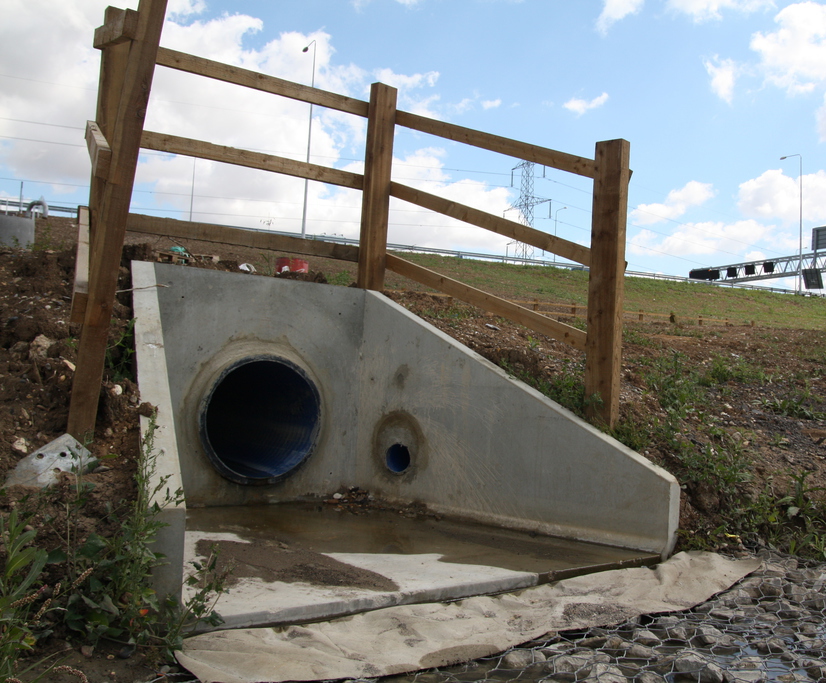 Standard precast concrete headwalls Althon ESI External Works
