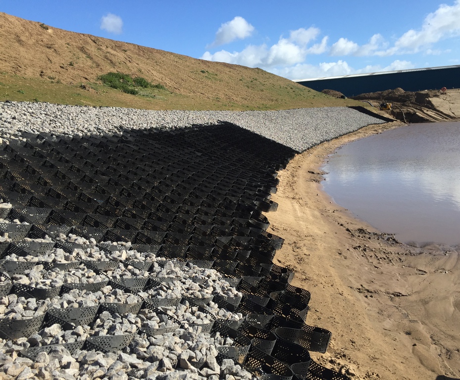 Geoweb® Geocell Slope And Channel Protection System Greenfix Soil