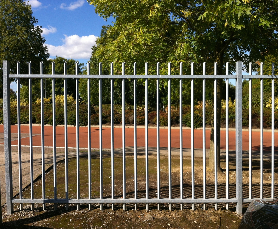 Barbican® square pale vertical bar fencing Jacksons Fencing ESI