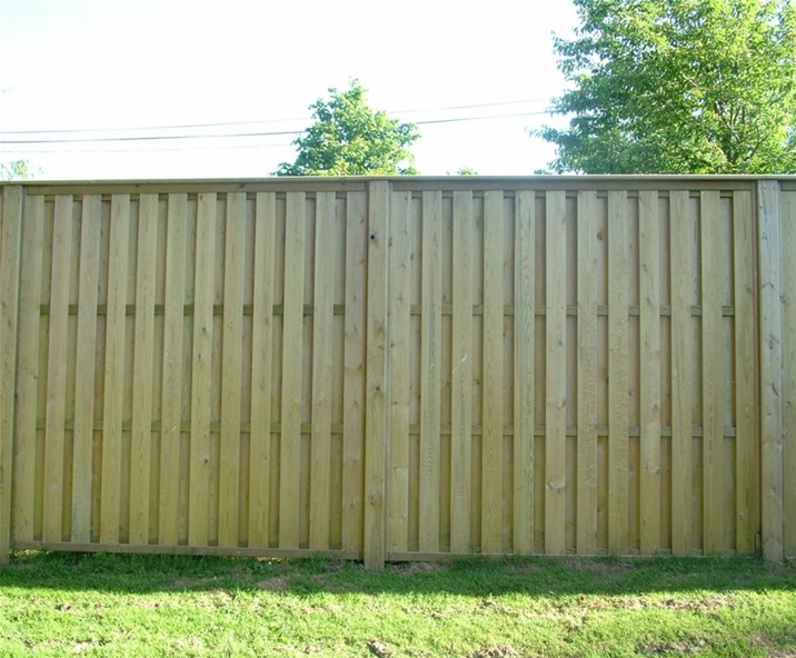 Hit and Miss vertical timber fencing Jacksons Fencing ESI External