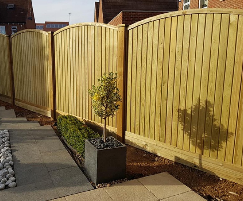 Tongue and groove effect panels Jacksons Fencing ESI External Works