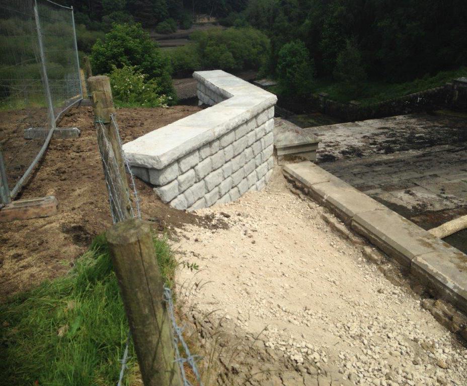 Redi Rock™ Concrete Flood Walls 120 Year Life Marshalls Civils And Drainage Esi External Works 7533