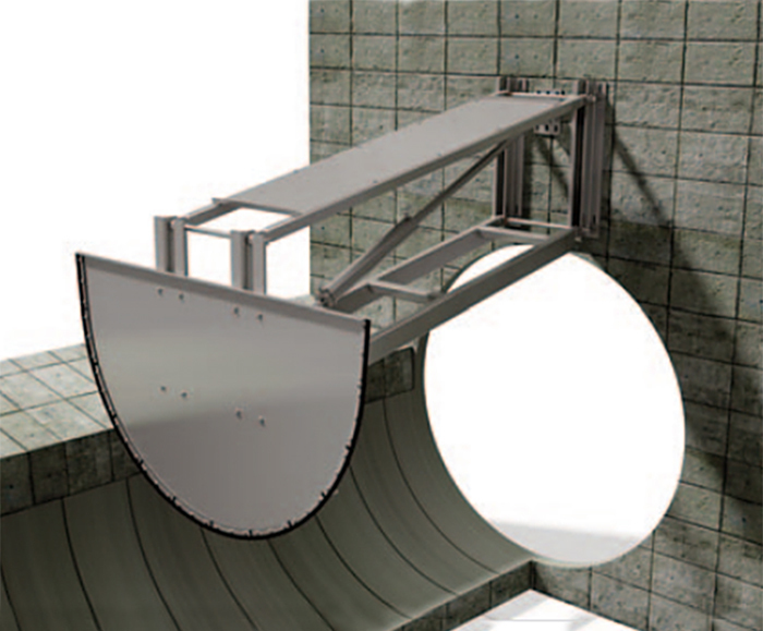 Flushing gates for tanks and sewers ELIQUO HYDROK ESI Enviropro