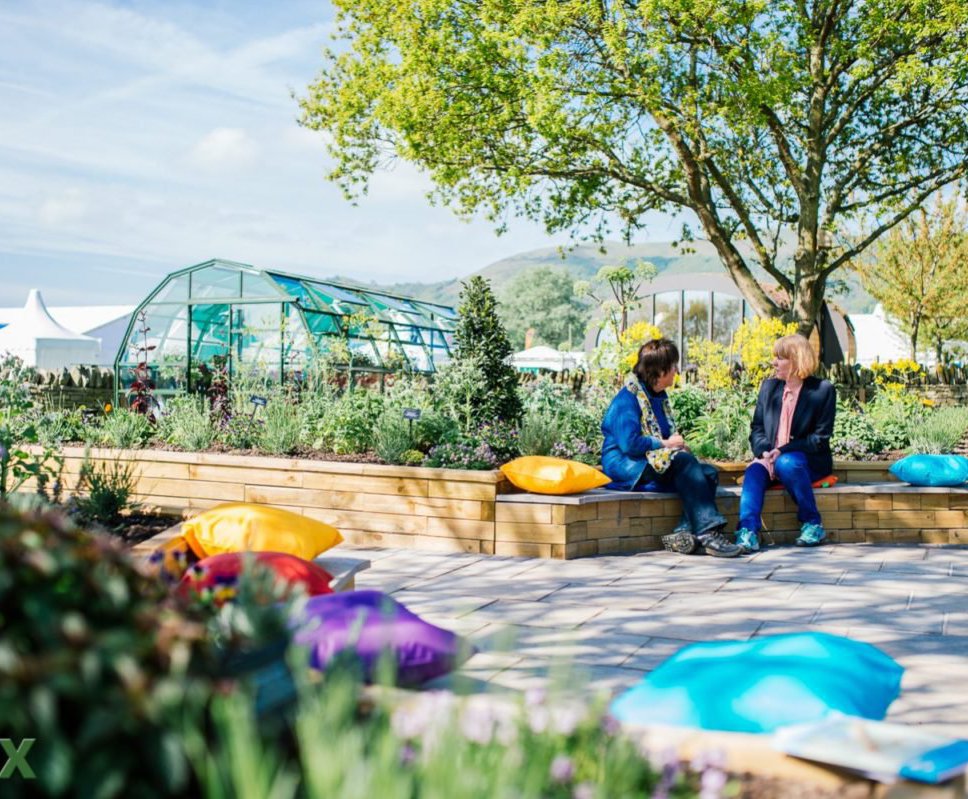 New 'Health and Wellbeing Garden' at RHS Malvern WoodBlocX ESI