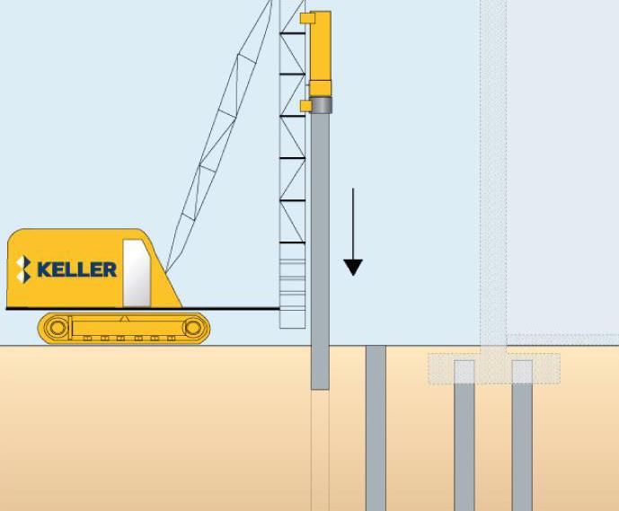 Piling services driven precast piles Keller UK ESI External Works