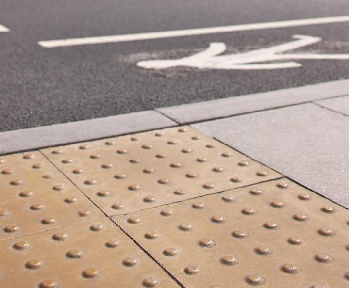 Blister concrete tactile paving Marshalls ESI External Works