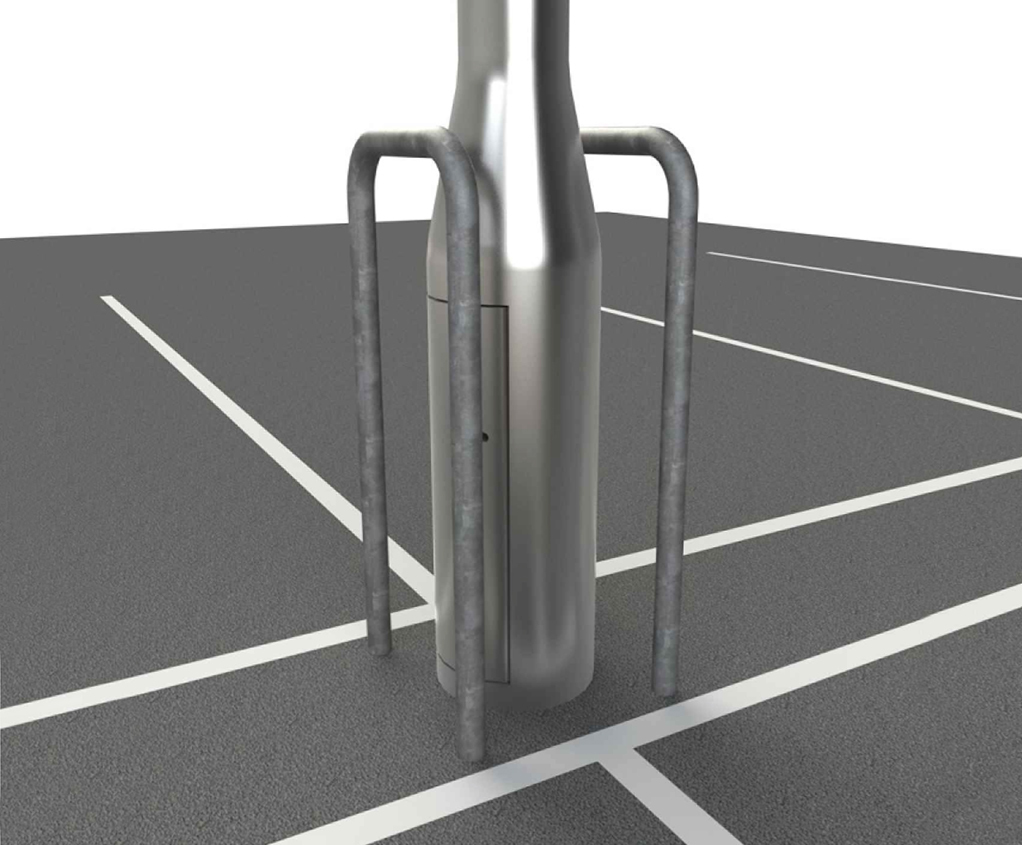 ASF 9000LCP light column protector Architectural Street Furnishings