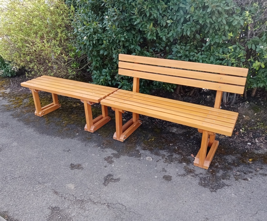 Medlock wooden bench Neptune Street Furniture ESI External Works