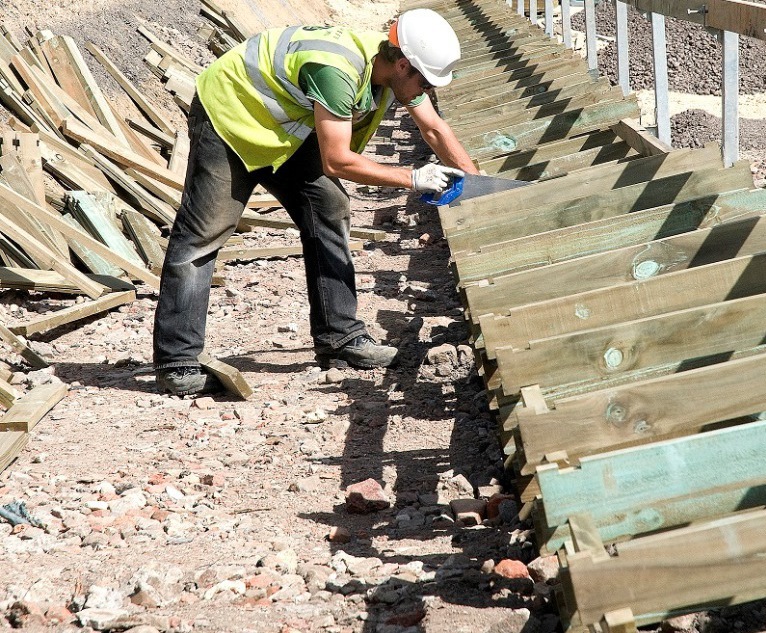 Permacrib timber crib retaining wall system Phi Group ESI External