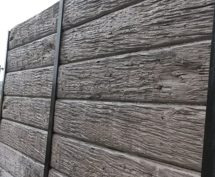 King Post retaining walls Phi Group ESI External Works