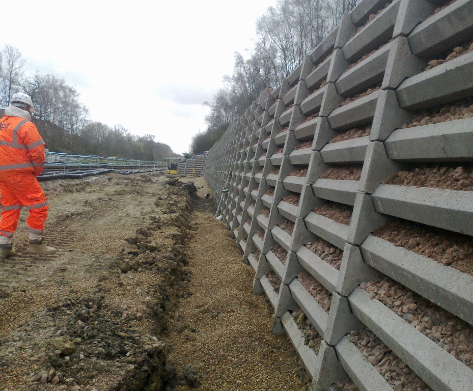 Andacrib concrete crib retaining wall system Phi Group ESI External