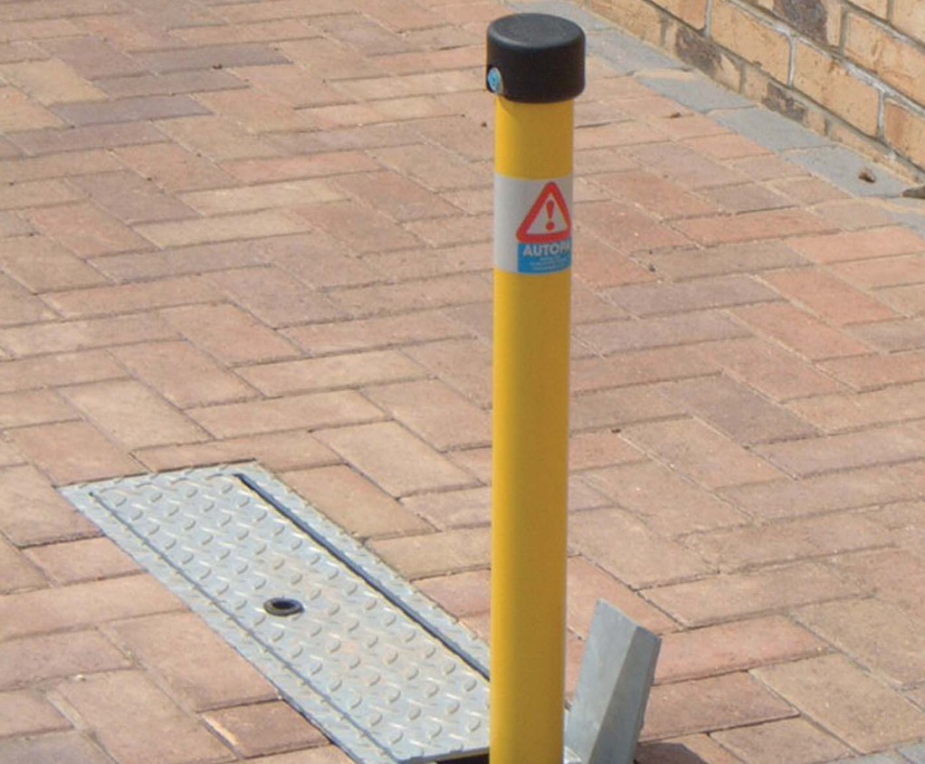 Stealth - fold-down parking post | AUTOPA | ESI External Works