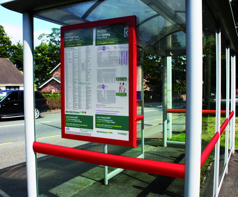 Avenue outdoor poster display cases Signscape and Signconex ESI