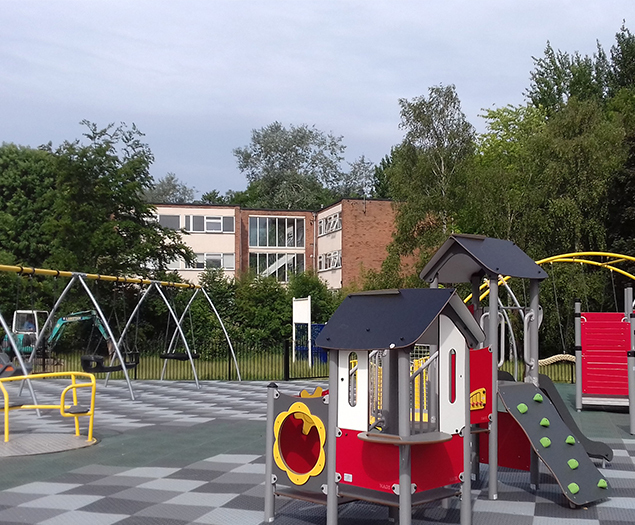 Inclusive playground River Road Park, Brentwood HAGS ESI External