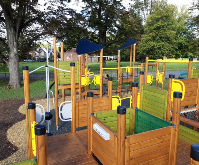 Inclusive playground area - Palmer Park, Reading | HAGS | ESI External ...