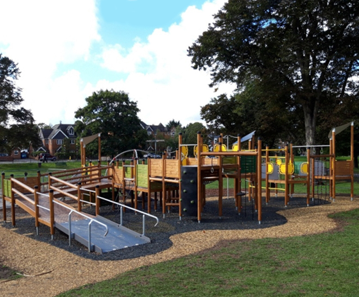 Inclusive playground area - Palmer Park, Reading | HAGS | ESI External ...