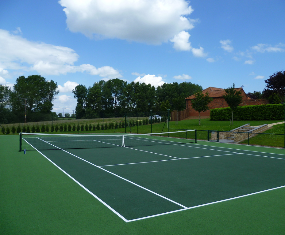 Artificial tennis court construction Sportsmark™ Group ESI External