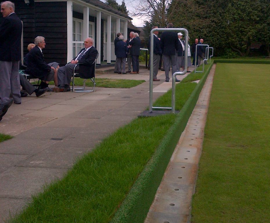 Preformed bowling green ditch units Sportsmark™ Group ESI External