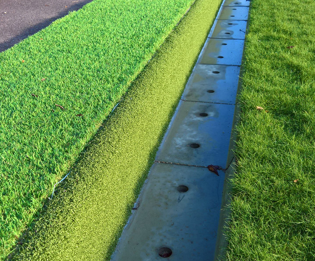 Bowling green ditch channels Sportsmark™ Group ESI External Works