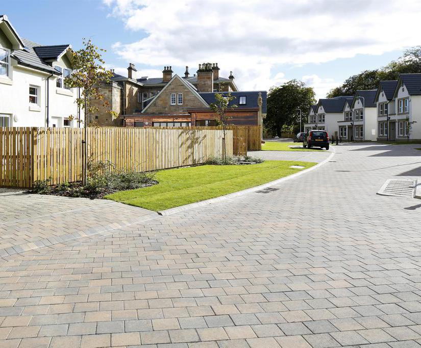 Hydropave Tegula permeable block paving Tobermore ESI External Works