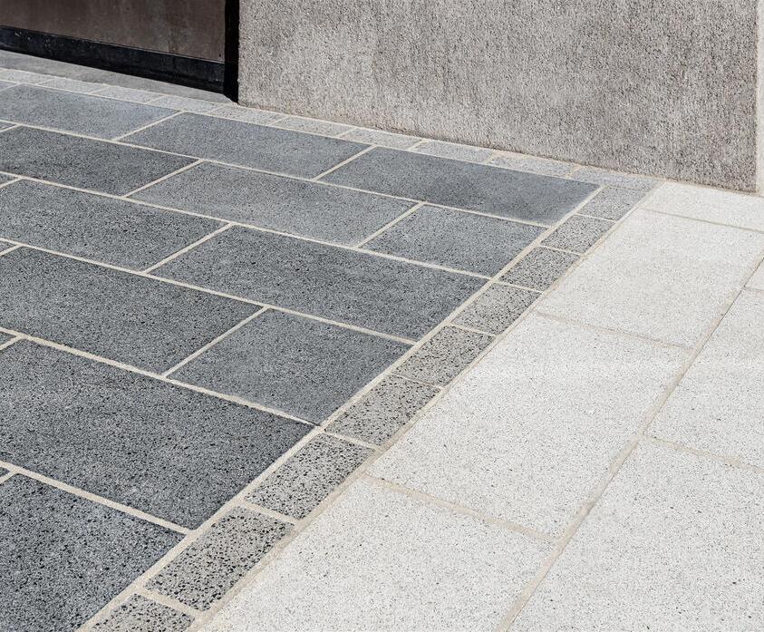 Braemar granite-look concrete paving for public realm | Tobermore | ESI ...