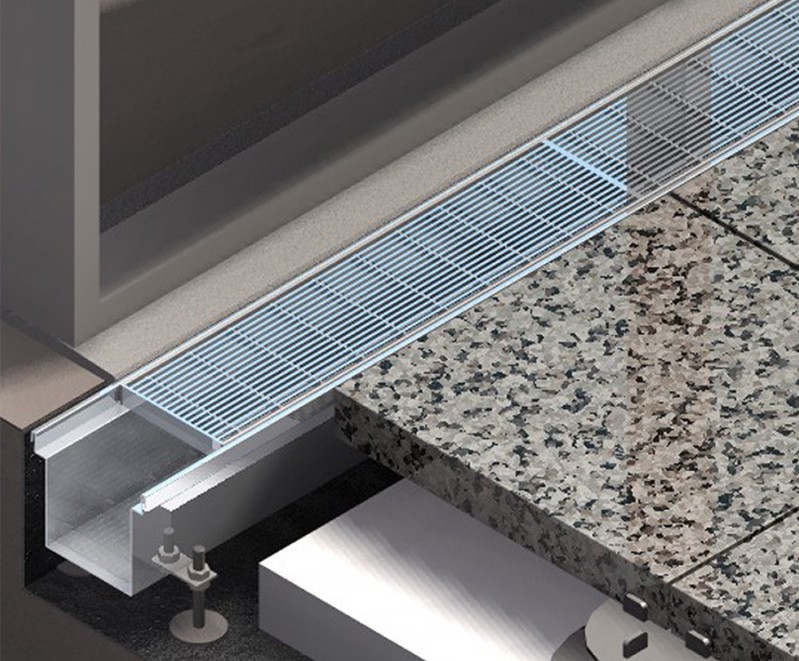 Facade, threshold and balcony channel drainage Component Developments