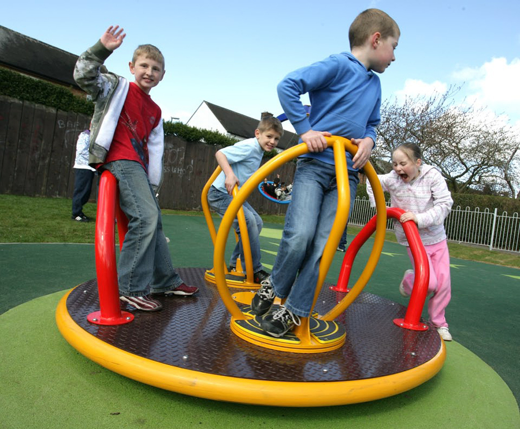 Gforce roundabouts Wicksteed Playgrounds ESI External Works