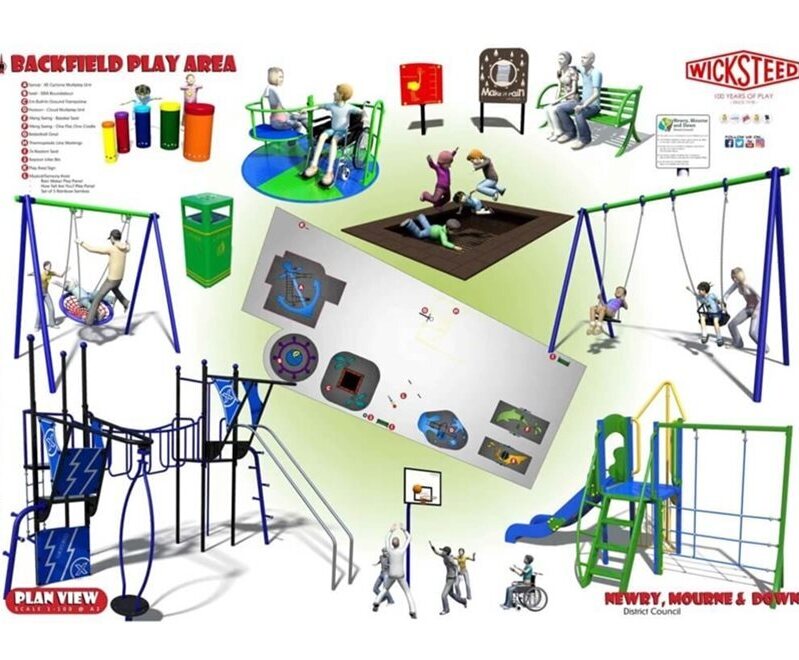 Backfield Play Area - Newry Mourne & Down Council | Wicksteed ...