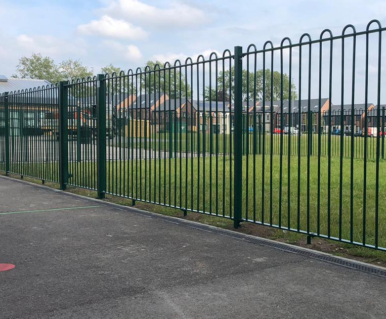 Playsafe – bow top playground fencing | Barkers Fencing | ESI External