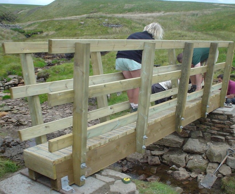 Timber kit footbridges
