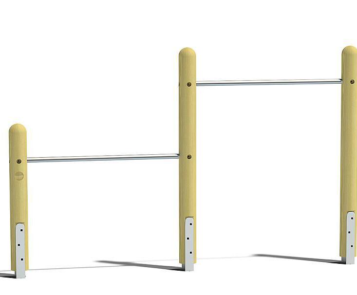 Unique TwoLevel Horizontal Bars eibe Play Ltd ESI External Works