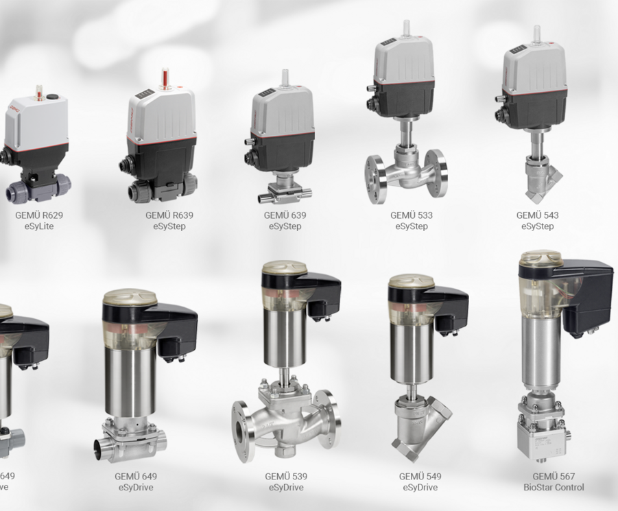 GEMÜ 543 eSyStep motorised angle seat globe valve GEMÜ Valves ESI