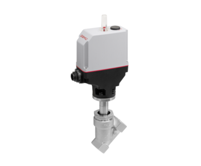 GEMÜ 529 motorised angle seat globe valve GEMÜ Valves ESI Enviropro