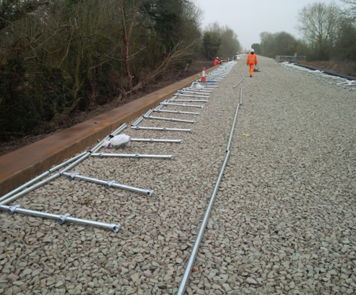 Guardrail provides safety along railway route Kee Systems ESI
