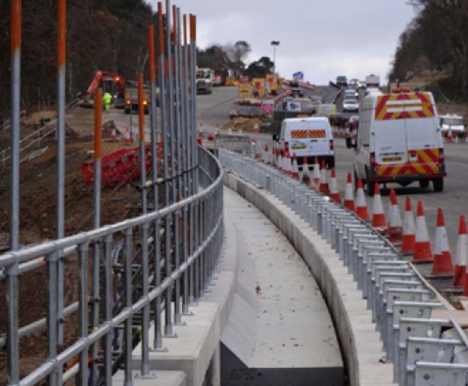 Kee Klamp® permanent guardrail for highway Kee Systems ESI External