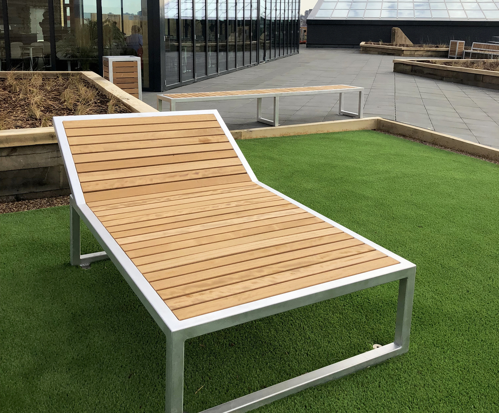 External furniture for sustainable IKEA rooftop garden Benchmark