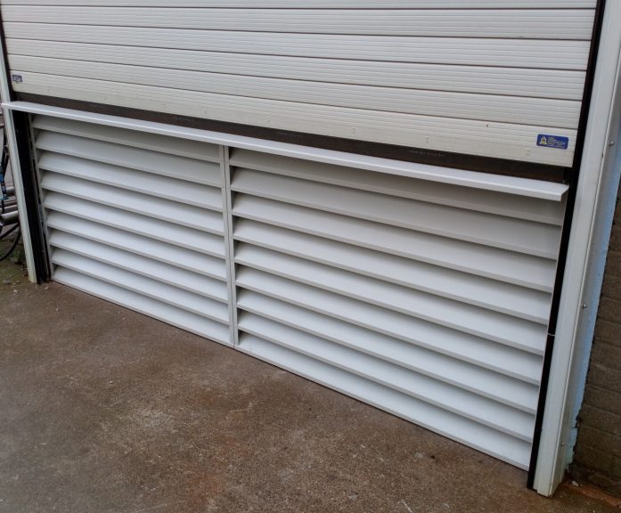 Custom Louvres For Roller Shutter Doors Mckenzie Martin Esi
