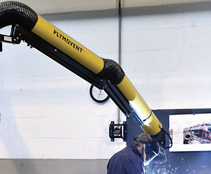 MultiSmart® Arm (MSA) extraction arm Plymovent ESI Building Services