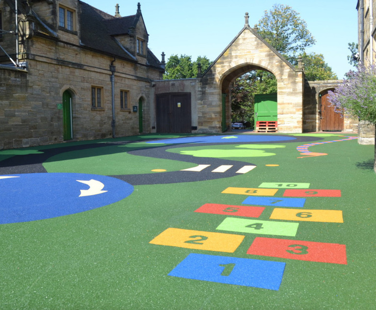 Wet Pour Rubber Surfacing For Play Areas Redlynch Leisure Installations Esi External Works