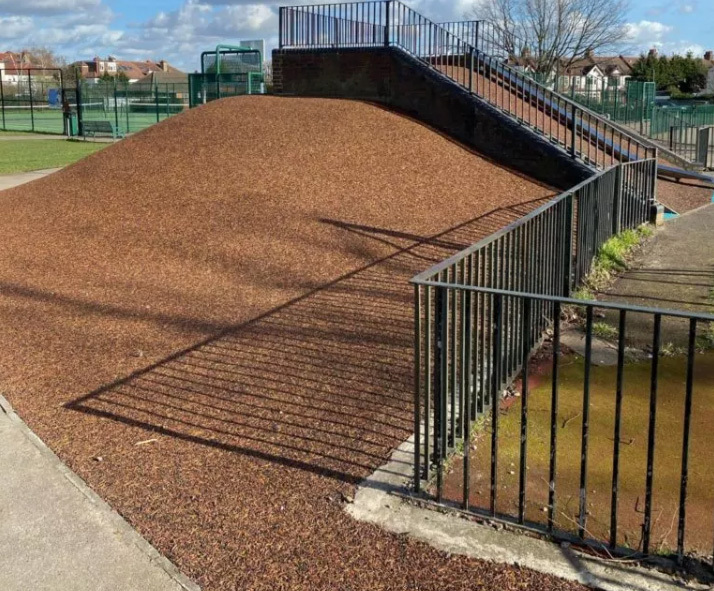 TigerMulch bonded rubber mulch safety surface Redlynch Leisure